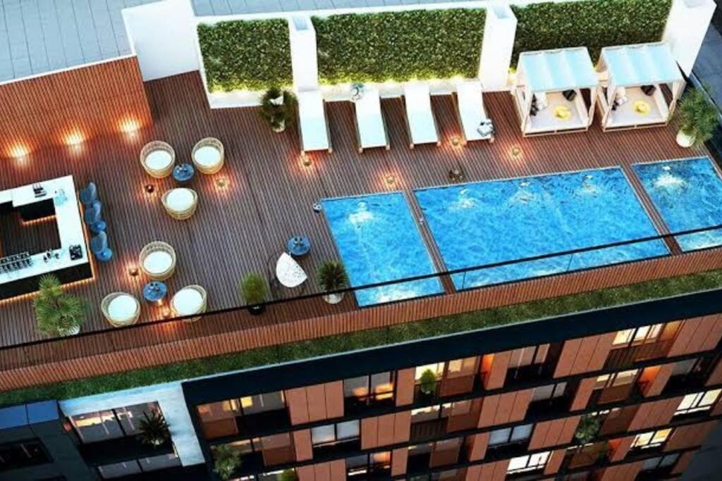 לימה Departamento Con Hermosa Vista, Centrico Y Piscina מראה חיצוני תמונה